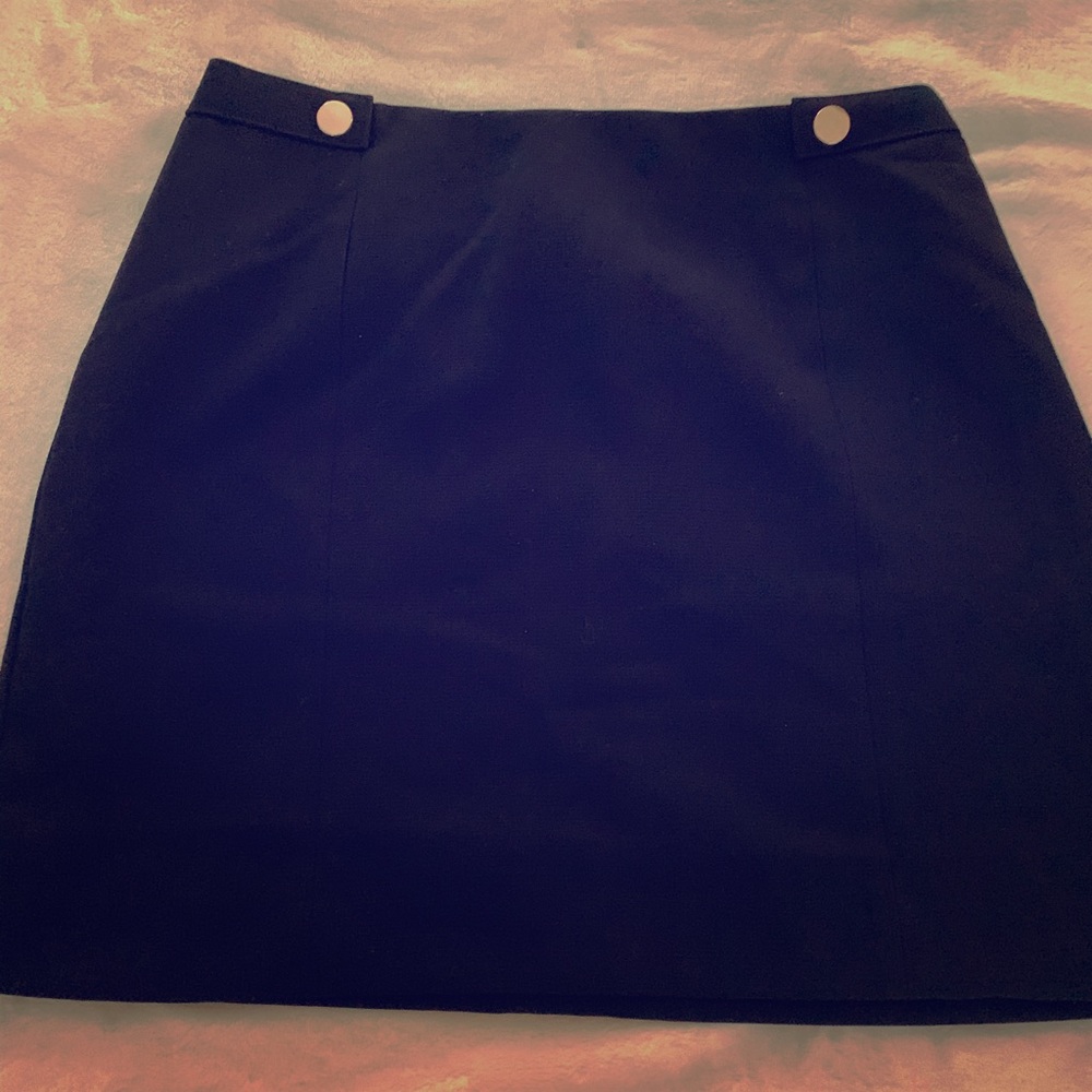 Black high rise skirt